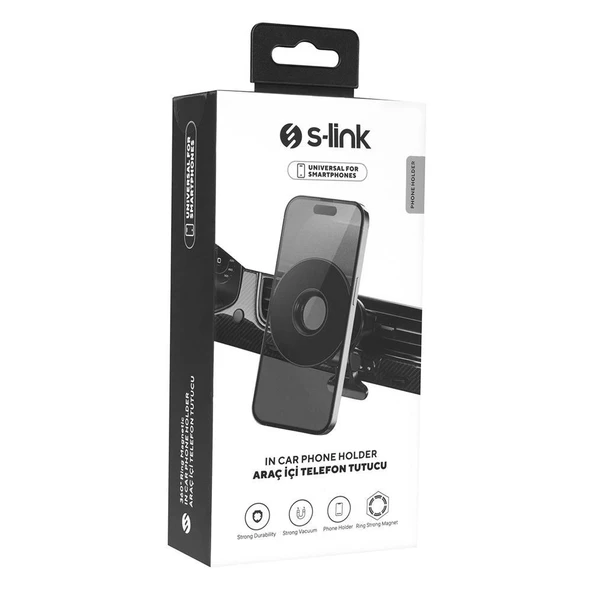 S-link SL-AT55 iPhone Magsafe Uyumlu Siyah Mıknatı ürün görseli 1