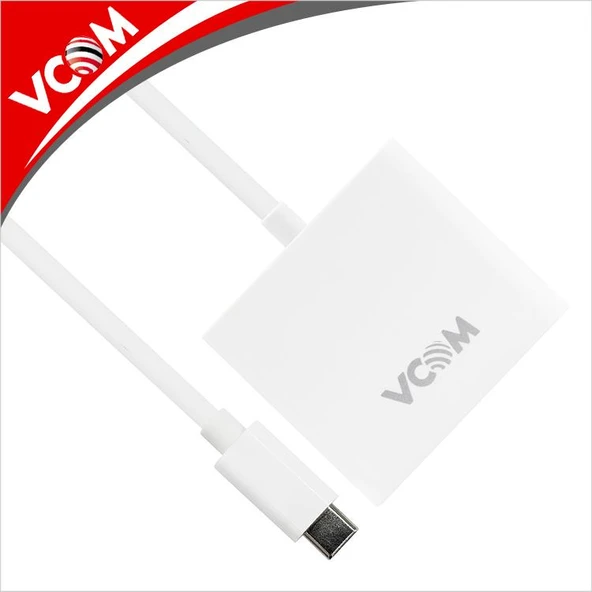 Vcom CU4511 Type-C To Hdmi+Vga+Usb 3+3.5mm Aux+ Type-C Çevirici ürün görseli 1