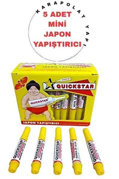 5 Adet Super Glue 1,4g. Japon Yapıştırıcı ürün görseli 1