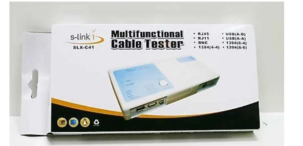 S-link SLX-C41 LAN USB 1394 Kablo Test Cihazı-AMBALAJ HASARLI SIFIR ÜRÜN ürün görseli 1