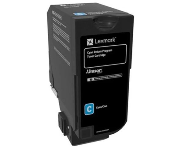 Lexmark 74C50C0 3.000 Sayfa Cyan Mavi Toner CS720-725 CX725 ürün görseli 1