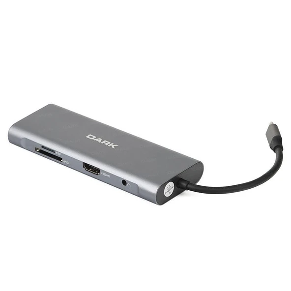 Dark DK-AC-U31X32 3in1 USB3.1 Type C Erkek-USB3.0-HDMI (4K UHD)-USB3.1 Type C Şarj ürün görseli 1
