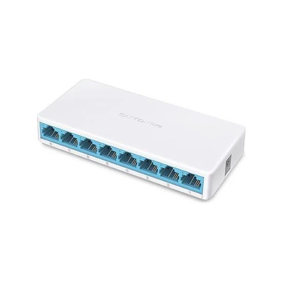 Tp-Link Mercusys MS108 8 Port 10-100 Mbps Switch Plastik Kasa ürün görseli 1