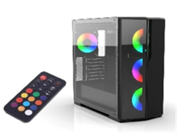 Inca Emg-17XN 4X1200mm Kumandalı ARGB Fan Gaming Computer Case ürün görseli 1