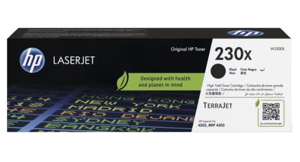 HP 230X Black Siyah 7.500 Sayfa Toner W2300X ürün görseli 1