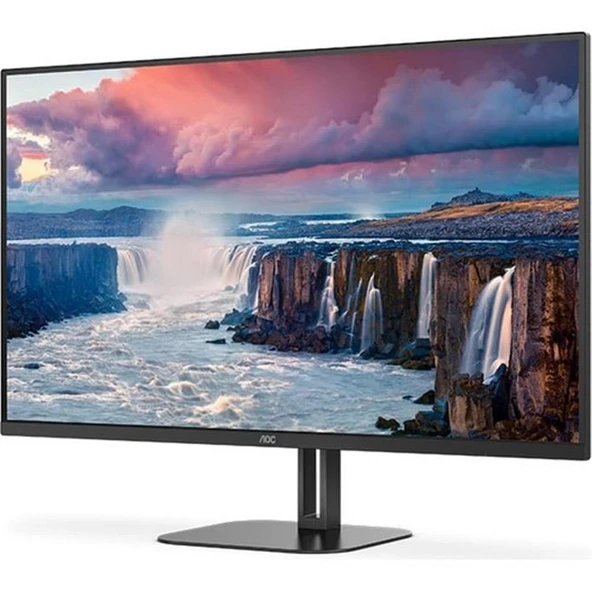 Aoc 31.5" Q32V5CE-BK 1Ms 75Mhz 1Xhdmı 1Xdp Qhd 2560X1440 Hoparlör Freesync Vesa Siyah Monitör ürün görseli 1
