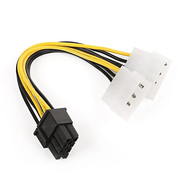 Dark DK-CB-P104 2x Molex 4Pin to 6+2Pin PCI-E Dönüştürücü Kablo ürün görseli 1