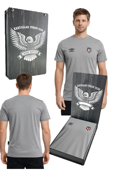 Beşiktaş Umbro Beşiktaş Antrenman T-Shirt Pamuklu 25/26 Lazer Kutu Hediyeli ürün görseli 1