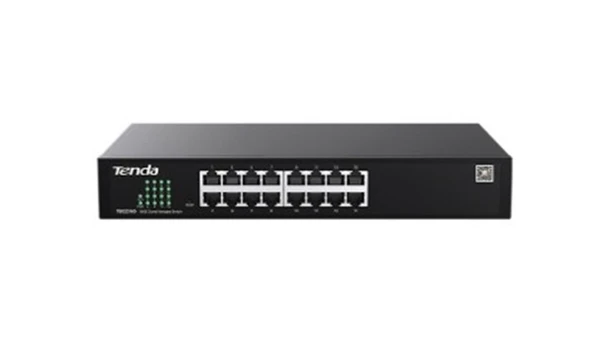 Tenda TEG2216D 16 Port 10-100-1000 Switch Cloud Yönetilebilir Çelik Kasa Switch ürün görseli 1