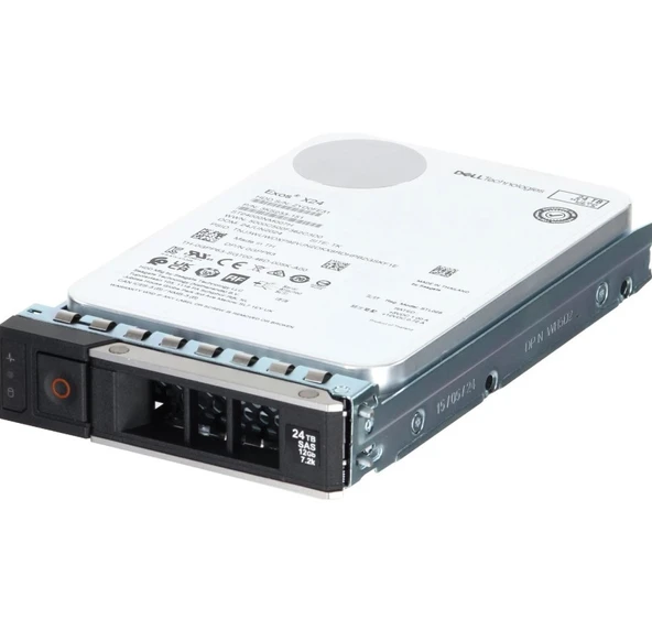 DELL Technologies Exos X24 20TB 7.2K 12G 512e NL SAS 3.5" Server Sunucu Harddisk ST20000NM007H 3KV233-150 0R5KP7 ürün görseli 1