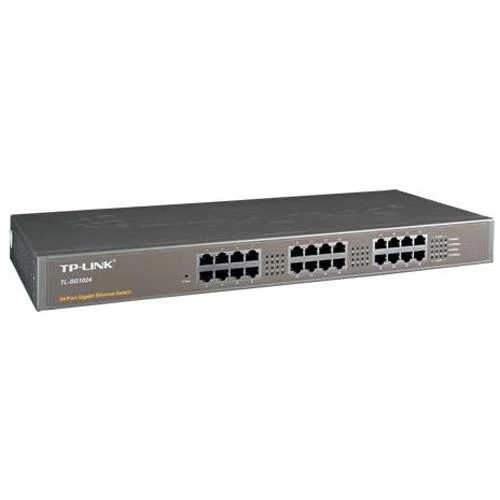 Tp-Link TL-SG1024D 24 Port 10-100-1000 Mbps Switch Çelik Kasa Rack Mount ürün görseli 1