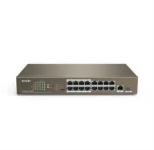 Tenda TEF1118P-16-150W 16 Port Poe+ 10-100 Switch Çelik Kasa Rack Mount ürün görseli 1