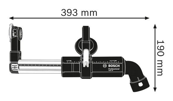 Bosch GDE 16 CYL Toz Emme Adaptörü - Resim 2