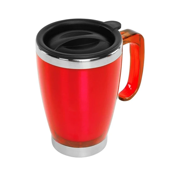 S-link SL-TM1981 Kırmızı 415ML Iç 304 Dış 201 Paslanmaz Çelik Kupa ürün görseli 1