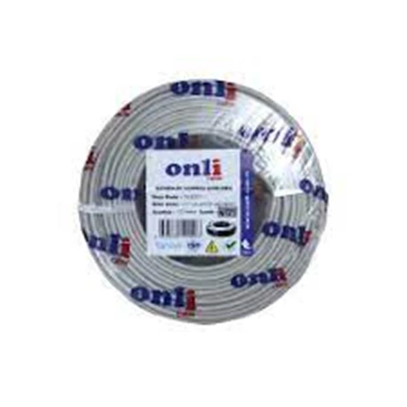 Onli ON-4122 4+1 1x0,22 mini Coax 4x0,22mm 250 metre CCA Kamera Kablosu ürün görseli 1