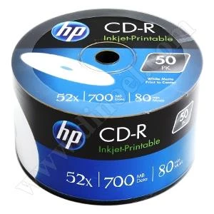 Hp CD-R 700MB-80min Printable 50li Shrink ürün görseli 1