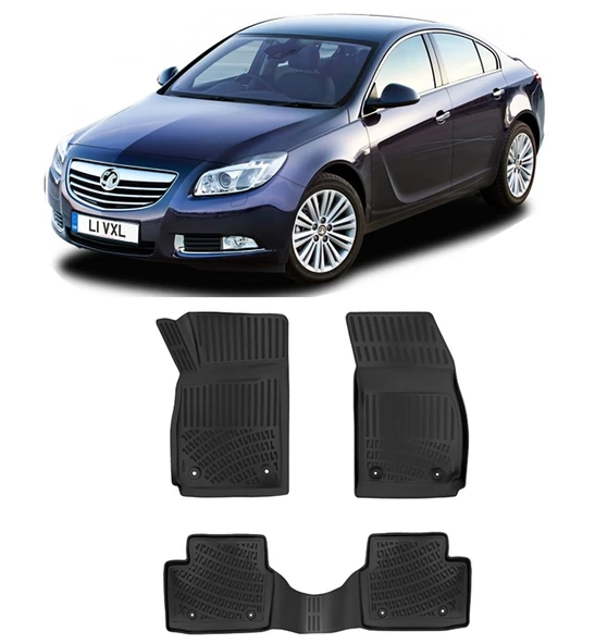 Opel İnsignia 2007-2016 BTM 3D Havuzlu Paspas ürün görseli 1