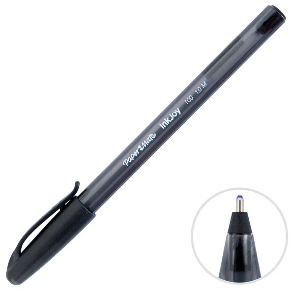 Paper Mate Tükenmez Kalem İnkjoy 100 1.0 MM Siyah S0957120 ürün görseli 1