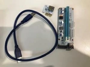 S-link Sl- Ex10 Pcı-E 1x To 16x Sata 6Pin Bitcoin Riser Ekran Kartı Yükseltici ürün görseli 1