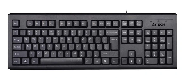 A4 Tech Km-720 Siyah Q Tr Usb Kablolu Fn Multimedya Klavye - Resim 2