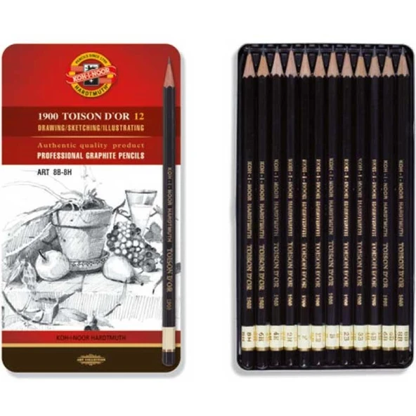 Koh-i Noor Set Of Gaphite Pencils 1902 12 ürün görseli 1