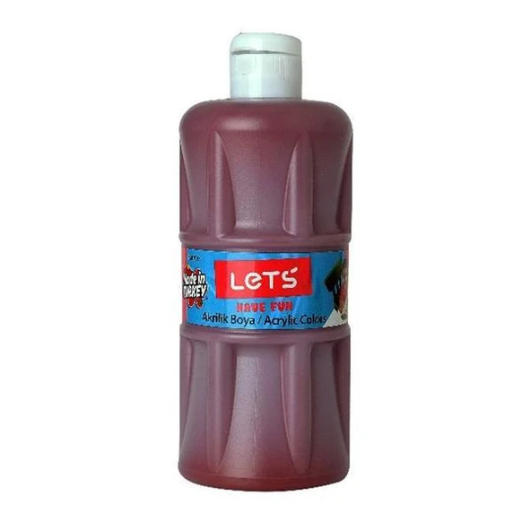 Lets Akrilik Boya 500 ML Kahverengi L-5308 ürün görseli 1