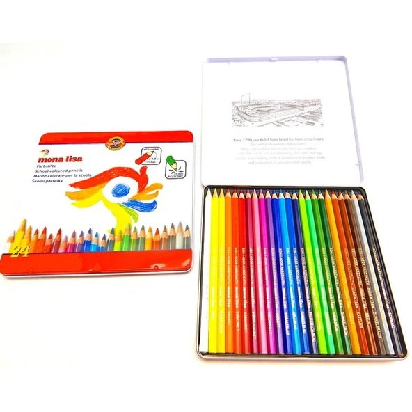 Koh-i Noor Set Of Artist´s ColouRed Pencils 3814 24 ürün görseli 1