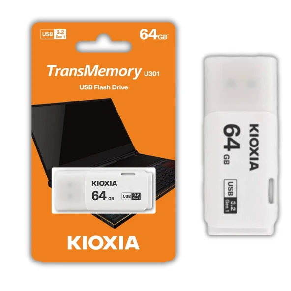 Kioxia 64GB U301 USB 3.2 Gen1 Flash Bellek ürün görseli 1