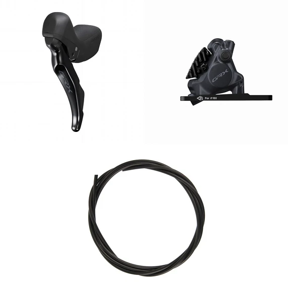 SHIMANO GRX ST-RX400(L),BR-RX410(F) 2 PİSTON ÖN DİSK FREN SETİ ürün görseli 1