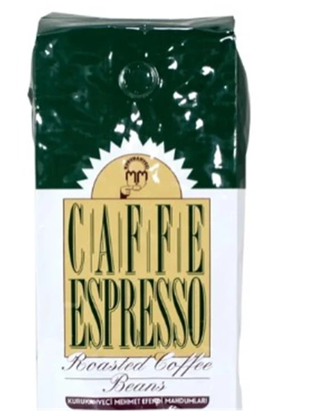 Mehmet Efendi 1000gr CAFFE ESPRESSO Roasted Coffe Blend Çekirdek Kahve No:1 ( WT 35,2 OZ) ürün görseli 1
