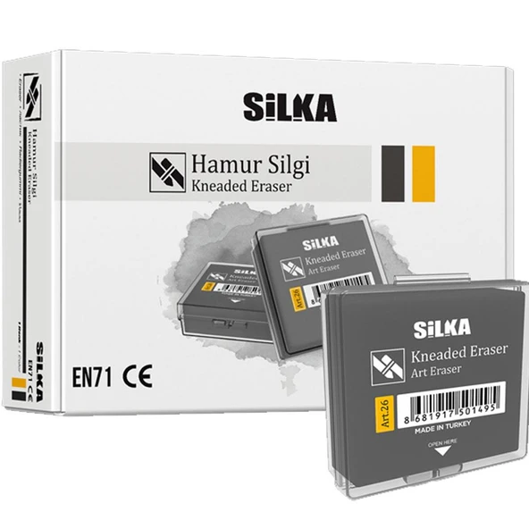 Silka Silgy Gri Hamur Silgi Art.26 ürün görseli 1