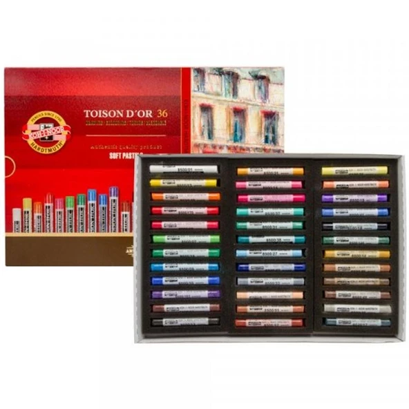 Koh-i Noor Set Of Artist´s Dry Chalks 8515 36 ürün görseli 1