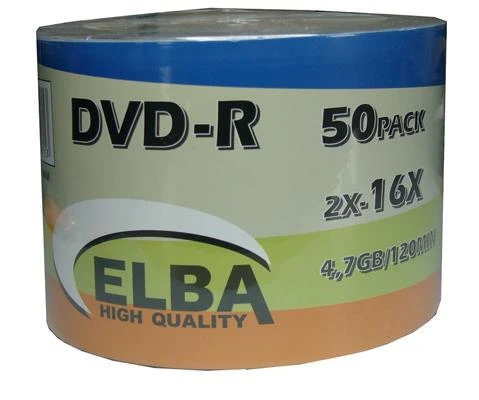 Elba Dvd-r 50Lİ 4,7gb-120min 16x Shrink ürün görseli 1