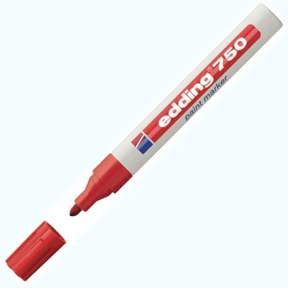 Edding Markör Dekor Boya Yuvarlak Uçlu 2-4 MM Kırmızı 750 ürün görseli 1
