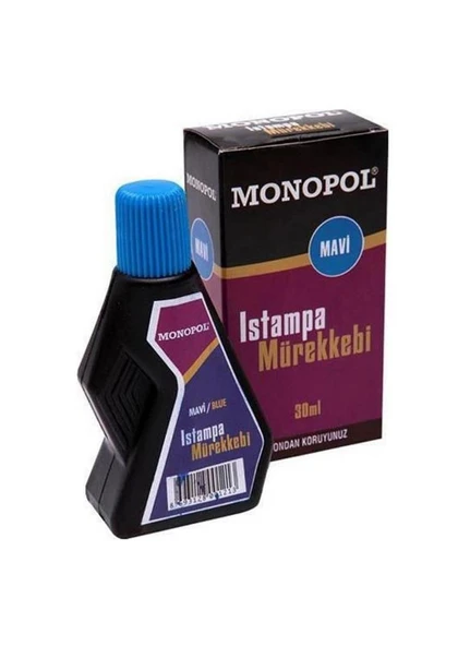 Monopol Istampa Mürekkebi 30 ML Mavi 1121 ürün görseli 1