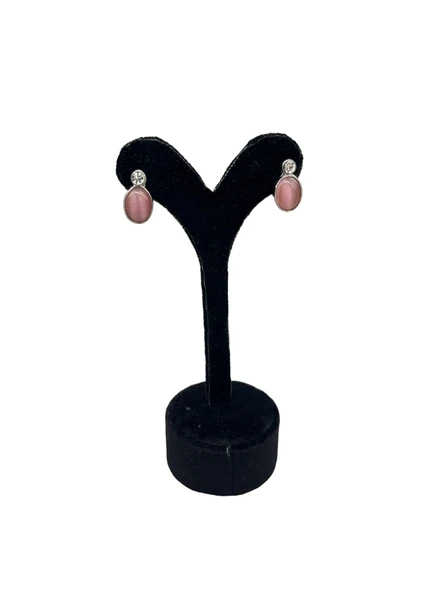 Süet Kumaş Siyah Renk 12 Cm Küpe Sergileme Aksesuar ürün görseli 1