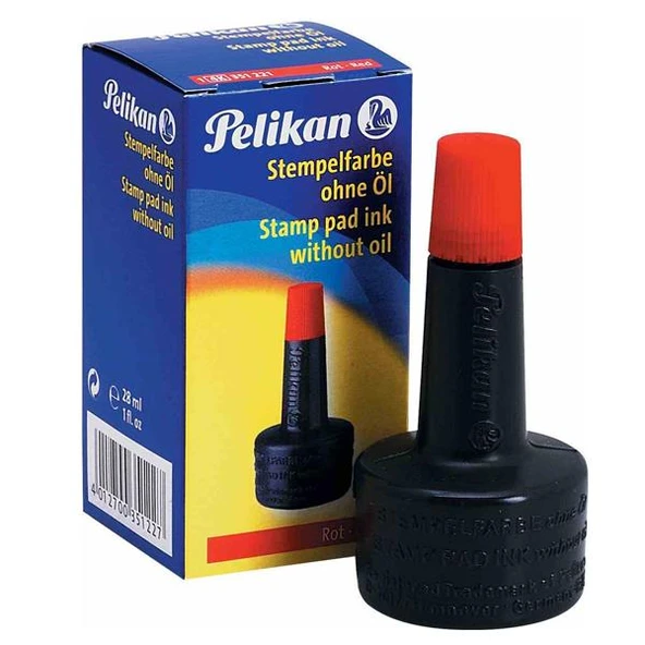 Pelikan Istampa Mürekkebi 28 ML Kırmızı 351221 ürün görseli 1