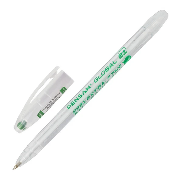 Pensan Tükenmez Kalem Global 0.5 MM Yeşil 2221 ürün görseli 1