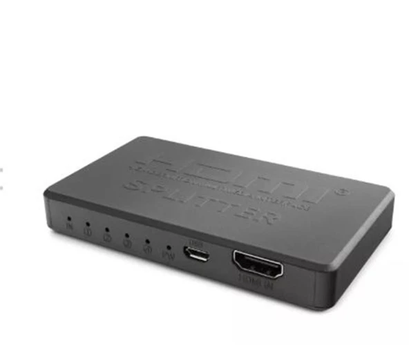 Hadron Hdx1372 Hdmi Splitter 4Port 4K-20 With Usb Power Cable ürün görseli 1