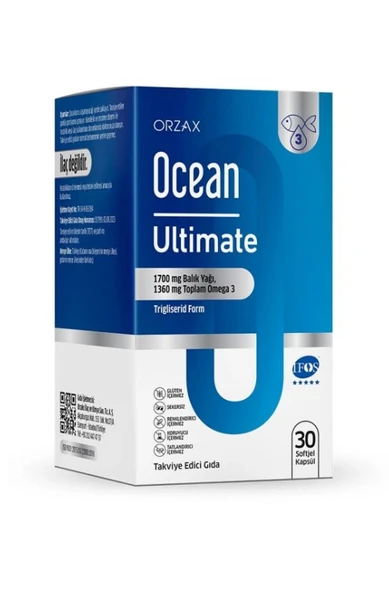 Ocean Ultimate Omega 3 30 Soft Jel ürün görseli 1