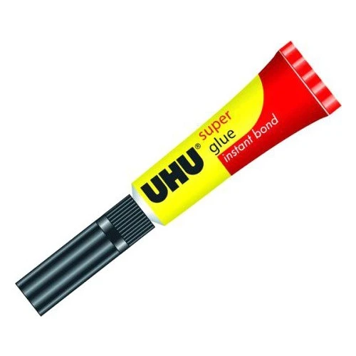 Uhu Japon Yapıştırıcı Süper Glue Jumbo 3 Gr 12 Li Kartela UHU42400 ürün görseli 1