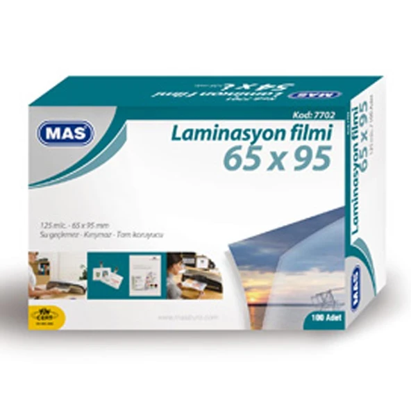 Mas Laminasyon Filmi 125 Mic 65x95 7702 ürün görseli 1