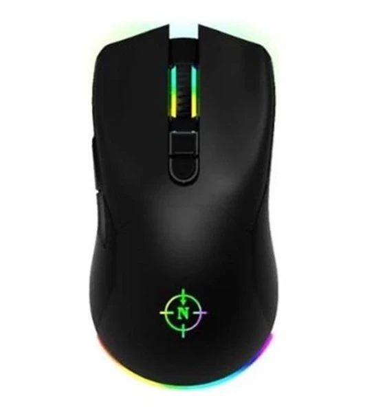 North Game Over RGB Kablosuz Şarjlı Profesyonel Oyuncu Mouse ürün görseli 1