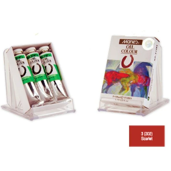 Maries Yağlı Boya 50 ML Scarlet (Kırmızı) 302 E1384-3 ürün görseli 1