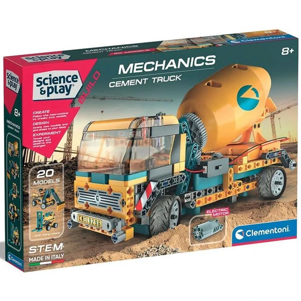 Clementoni Mekanik Laboratuvarı İnşaat Kamyonu 75083TR ürün görseli 1