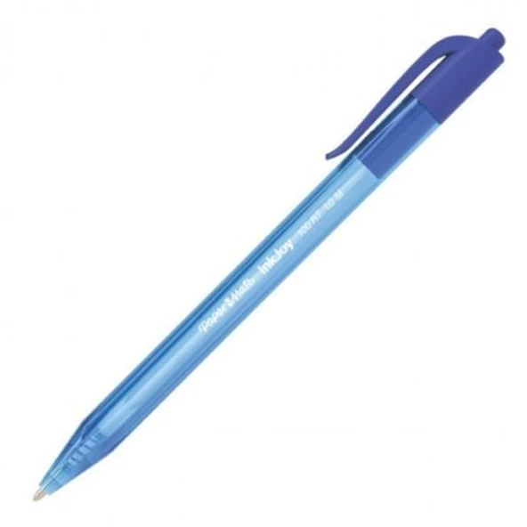 Paper Mate Tükenmez Kalem inkjoy 100 RT 1.0 MM Mavi Basmalı S0957040 ürün görseli 1