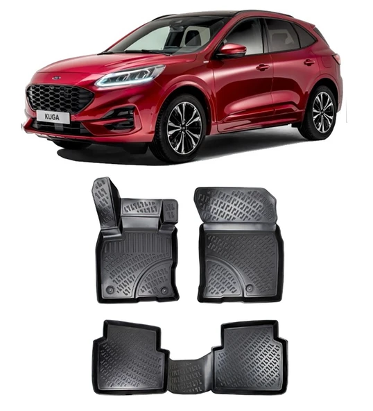 Ford Kuga 2020- BTM 3D Havuzlu Paspas ürün görseli 1