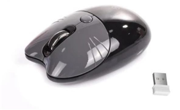 Ndneed sevimli Kedi Kablosuz Siyah Bluetooth Mouse ürün görseli 1