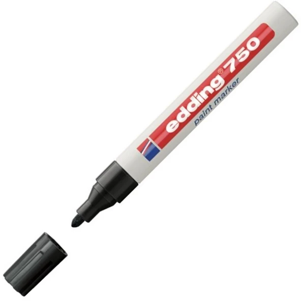 Edding Markör Dekor Boya Yuvarlak Uçlu 2-4 MM Siyah 750 ürün görseli 1
