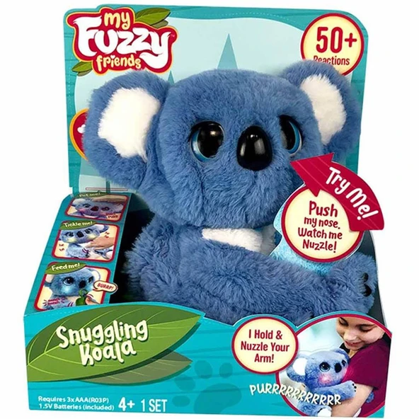 My Fuzzie Friends Sesli ve Işıklı Koala 25 cm MYN00101 ürün görseli 1